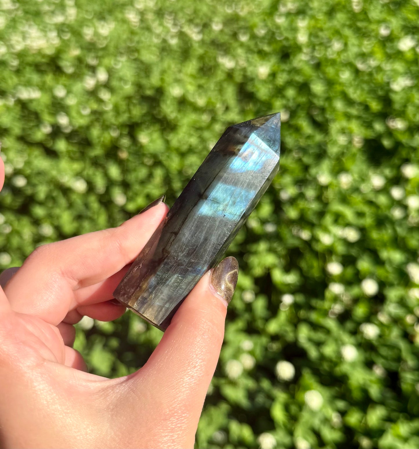 Labradorite tower