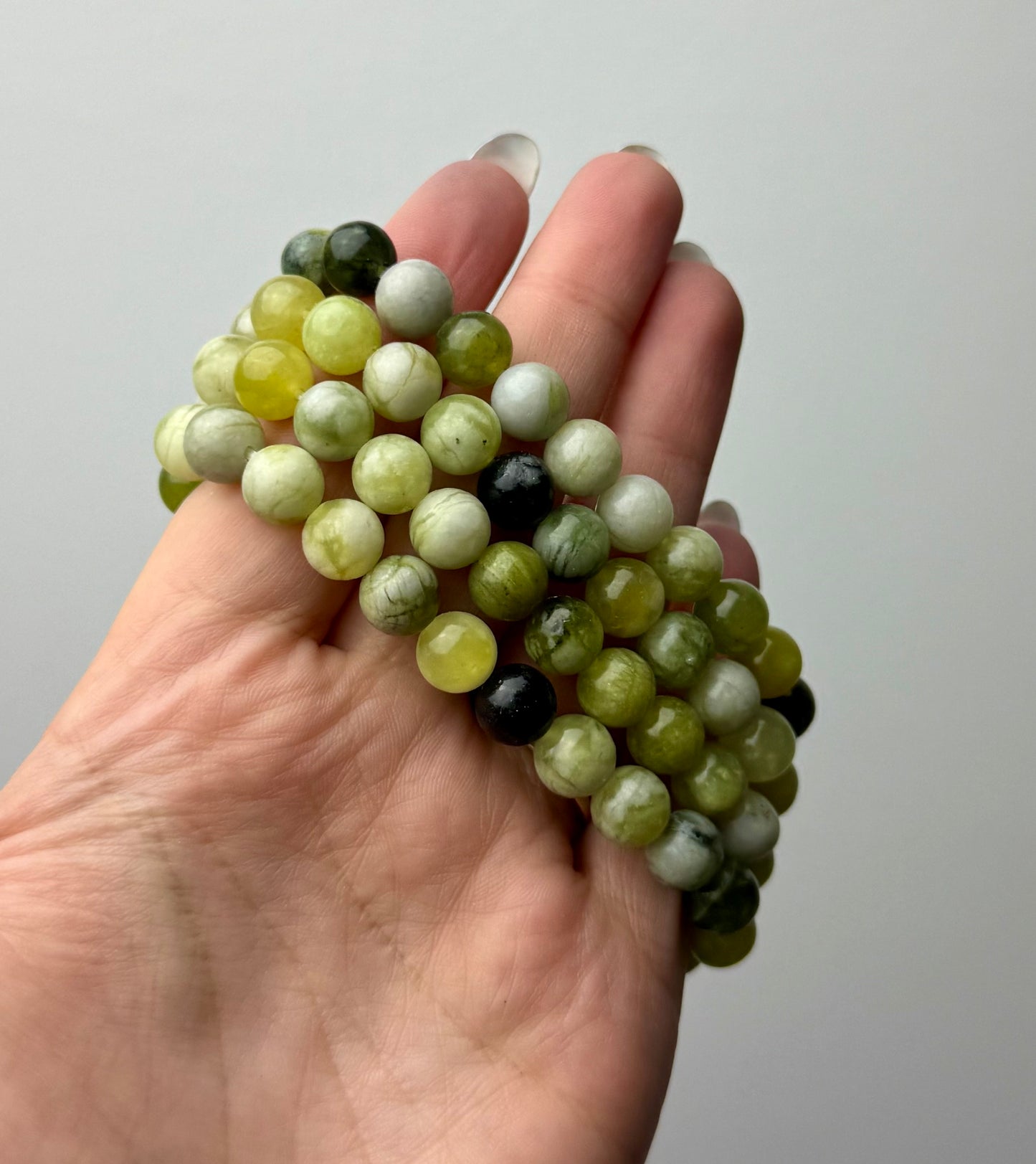 Mix jade bracelets