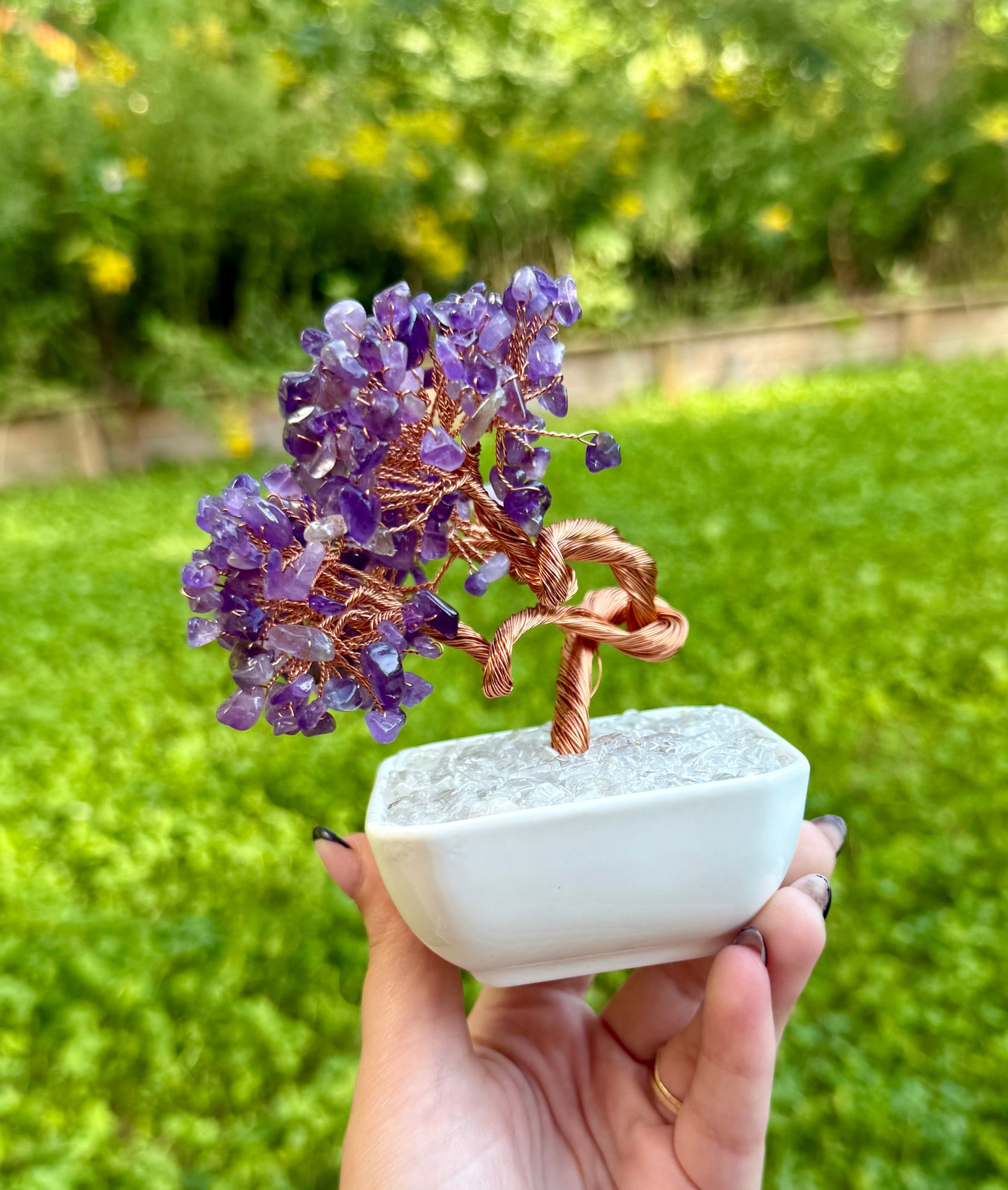 Amethyst crystal tree