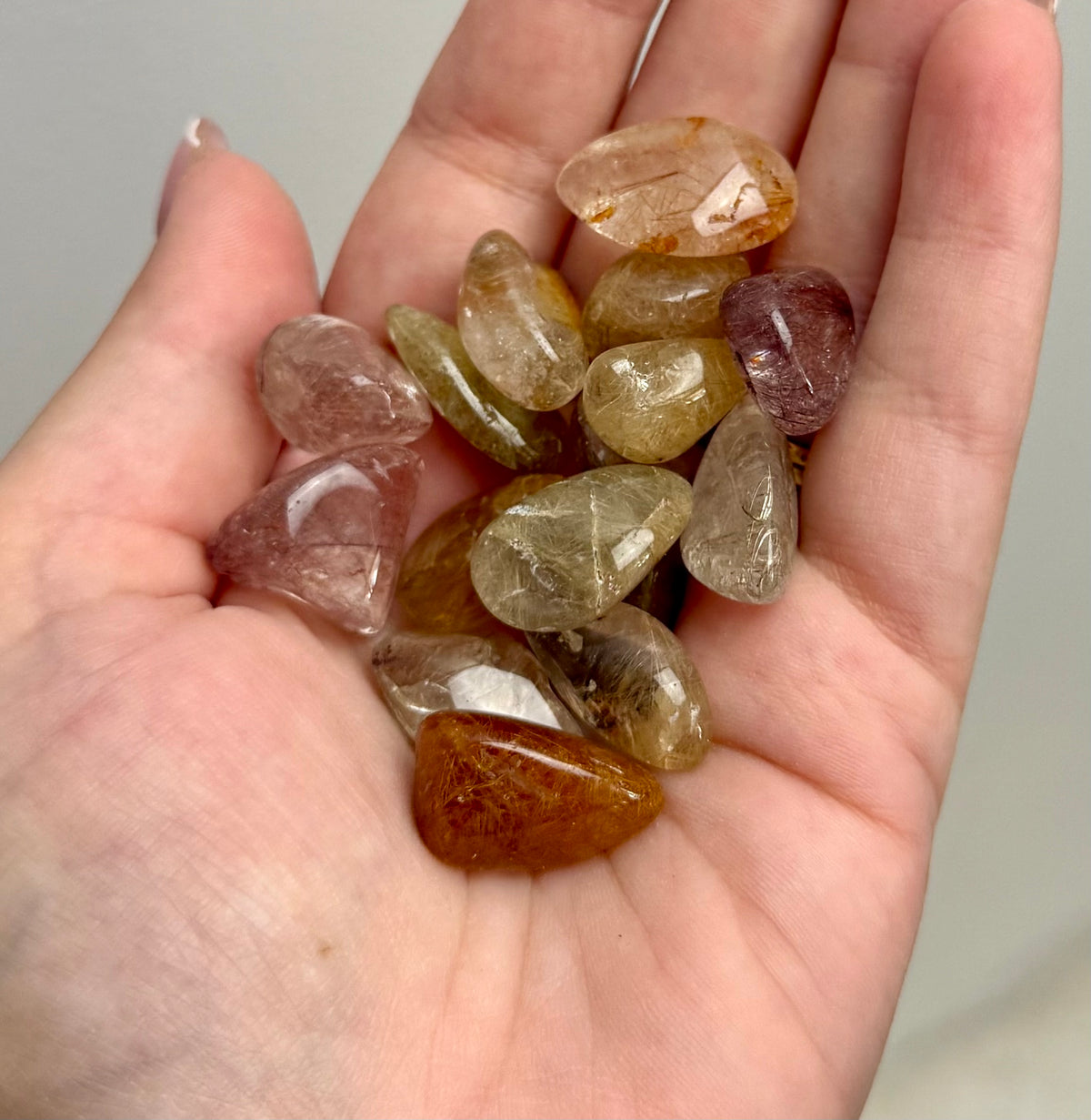 Mini mixed rutile tumbles