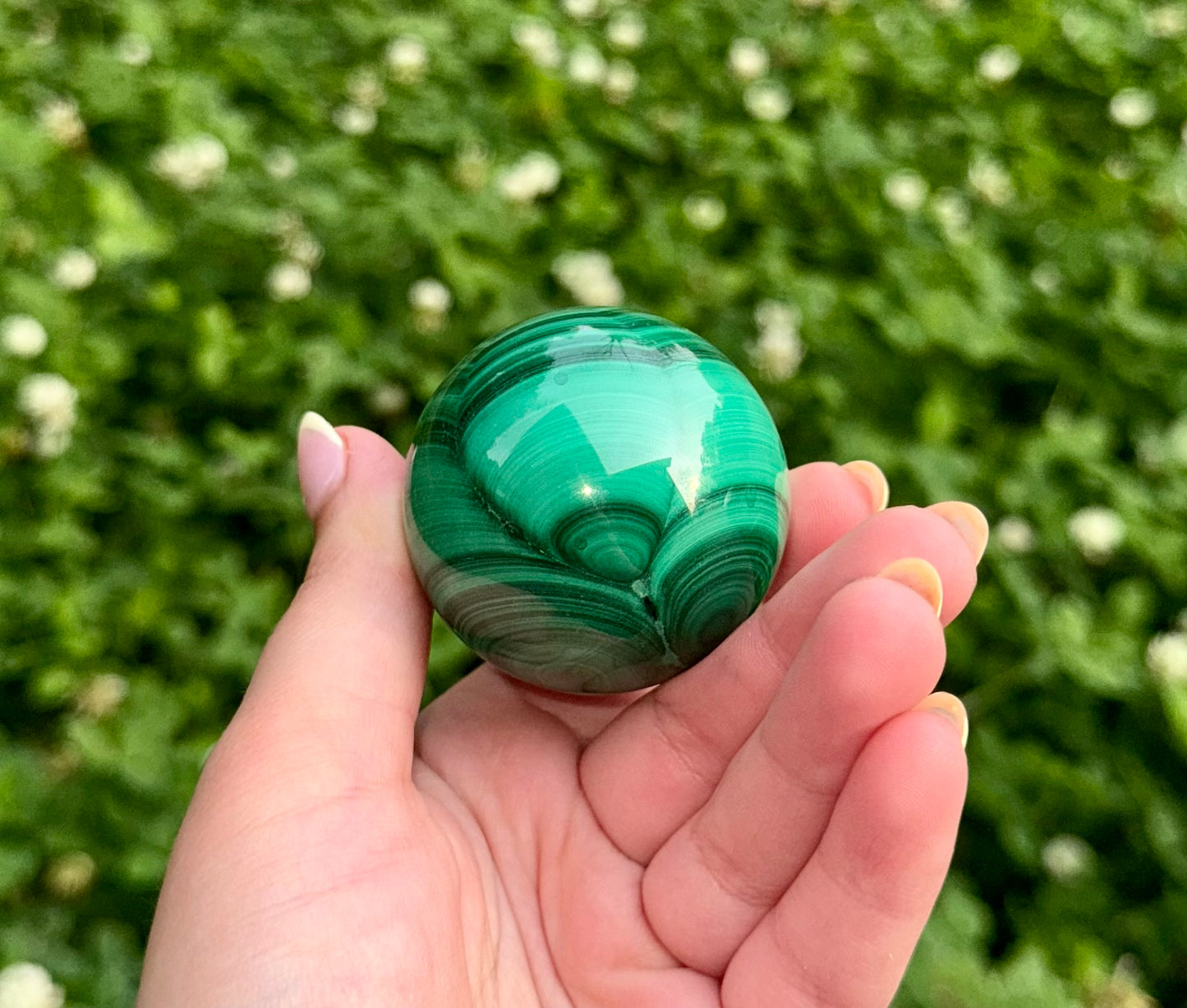 Malachite sphere