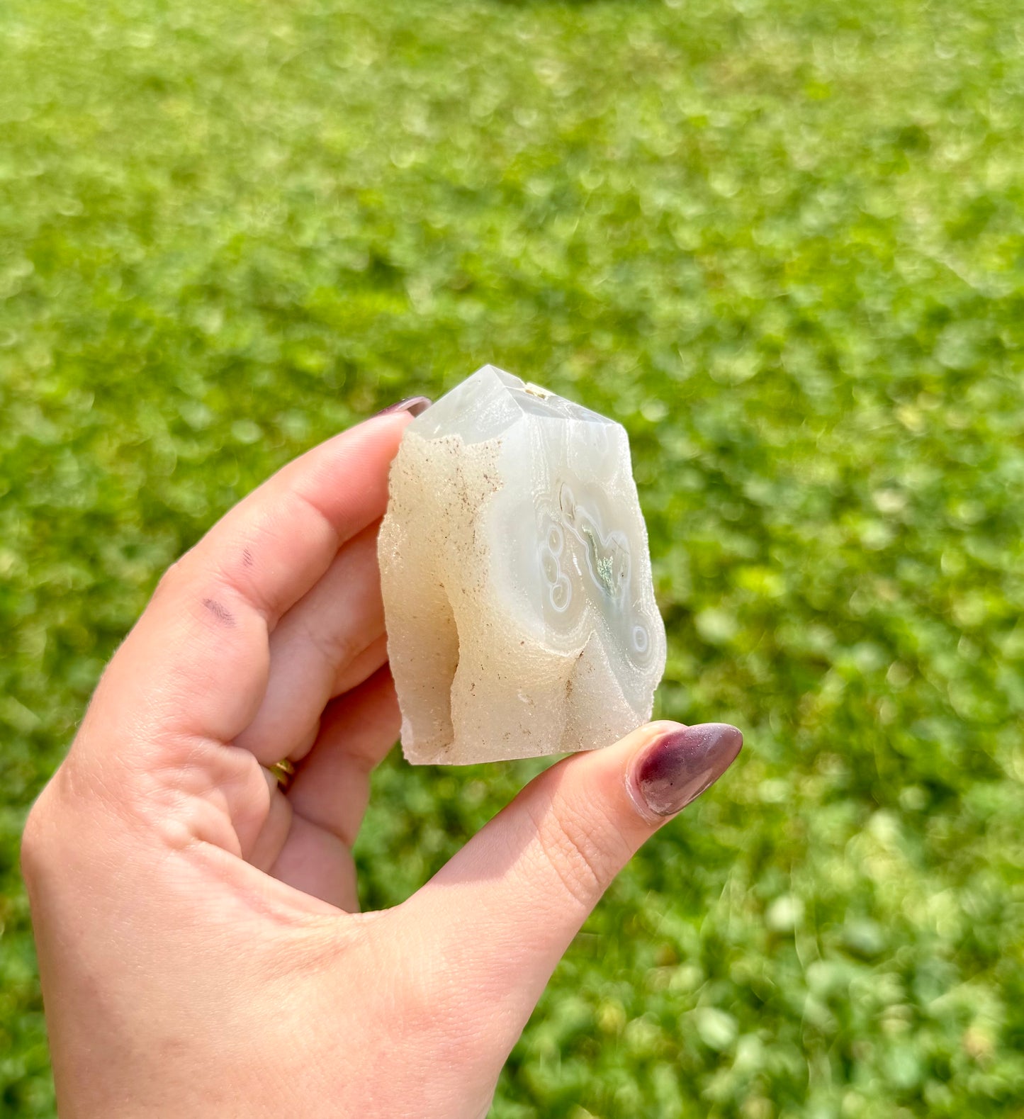 Moss agate tower