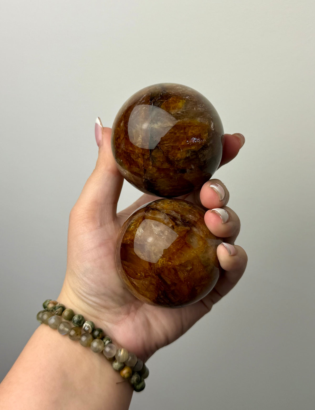 Golden healer spheres
