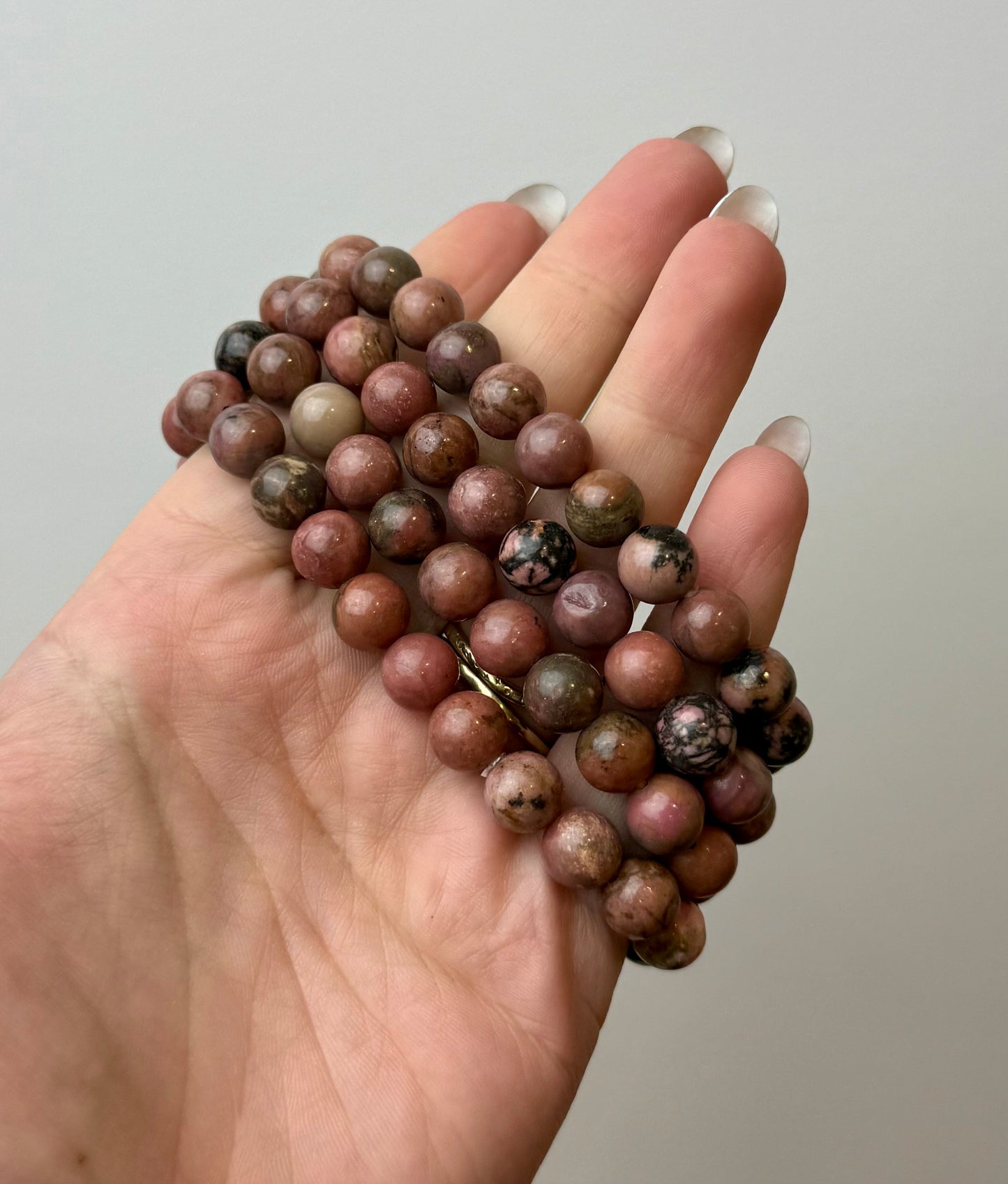 Rhodonite bracelets