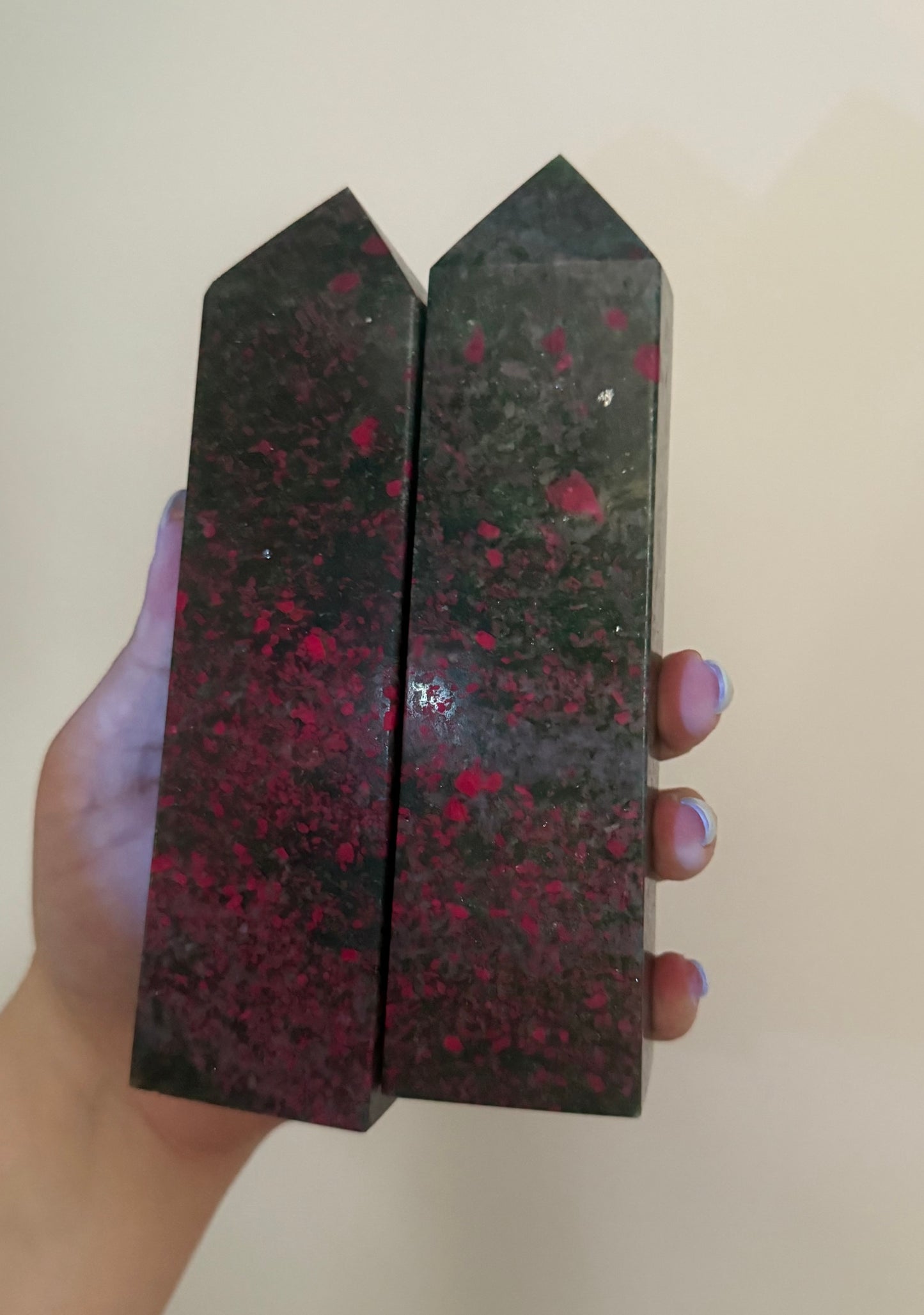 Ruby kyanite towers