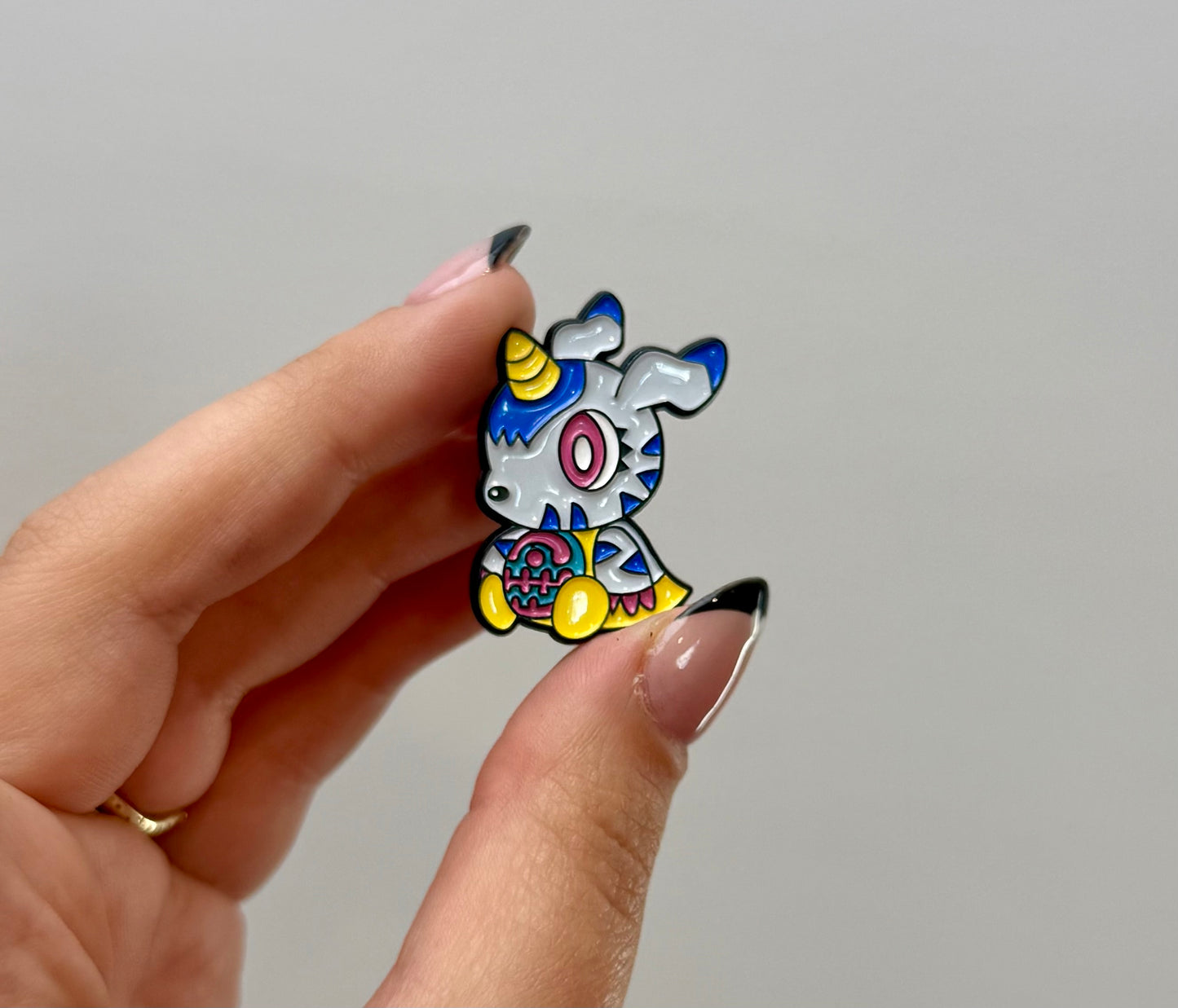 Digimon enamel pin