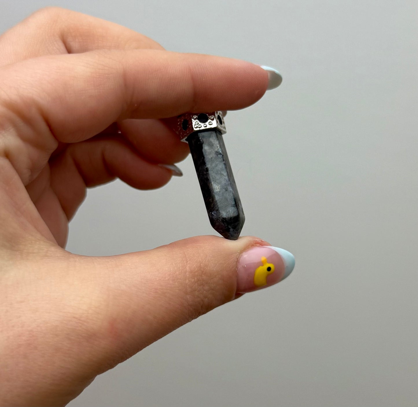 Larvikite pendant