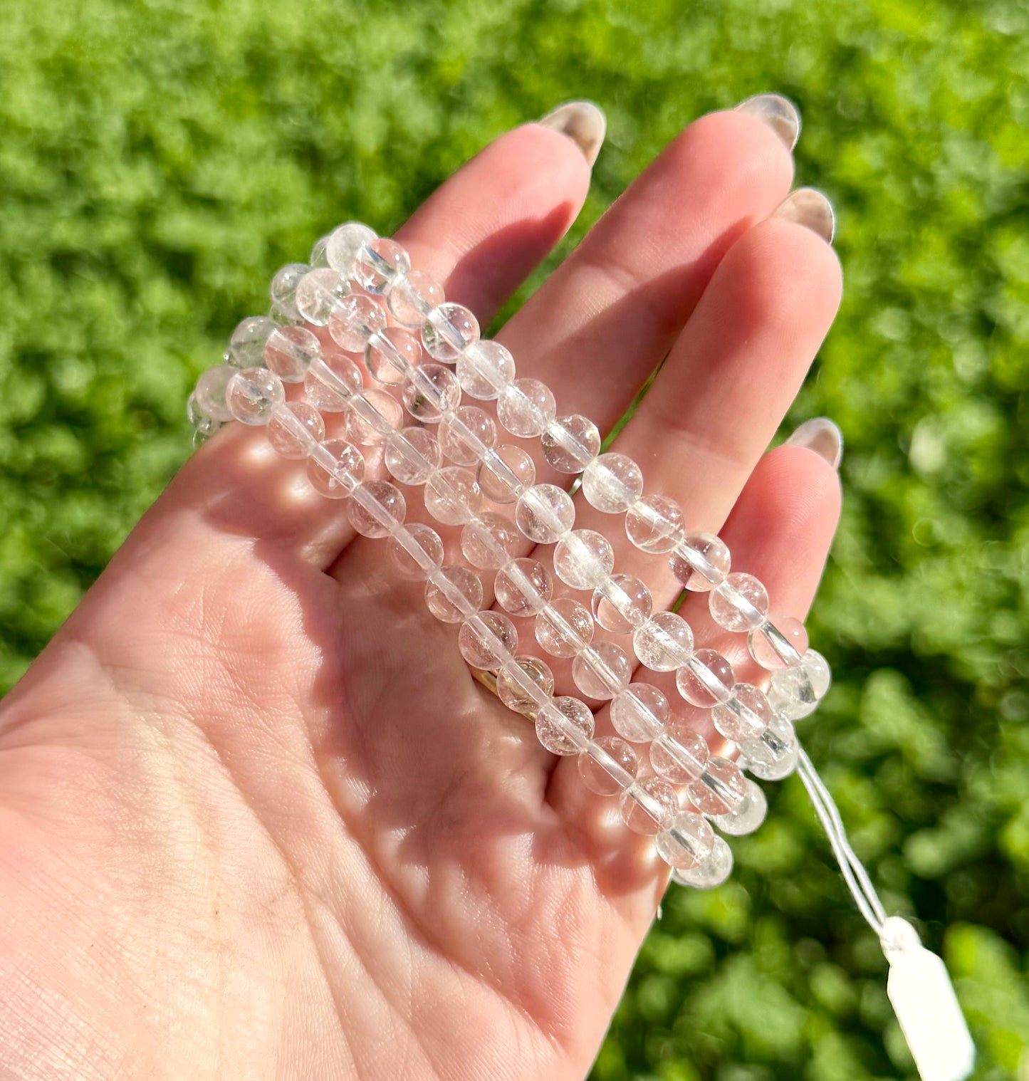 6mm clear quartz bracelets