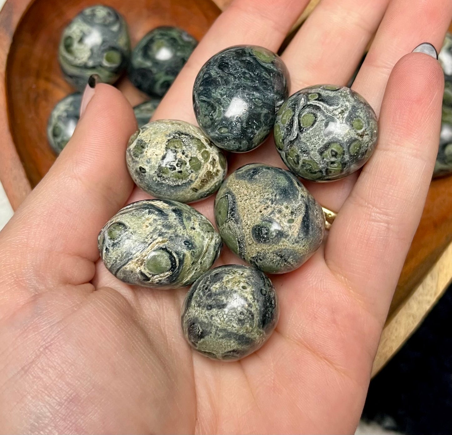 Kambaba jasper tumbles
