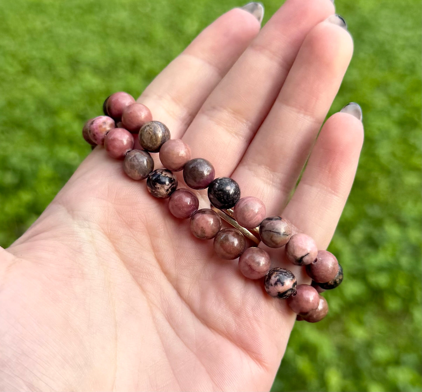 Rhodonite bracelets