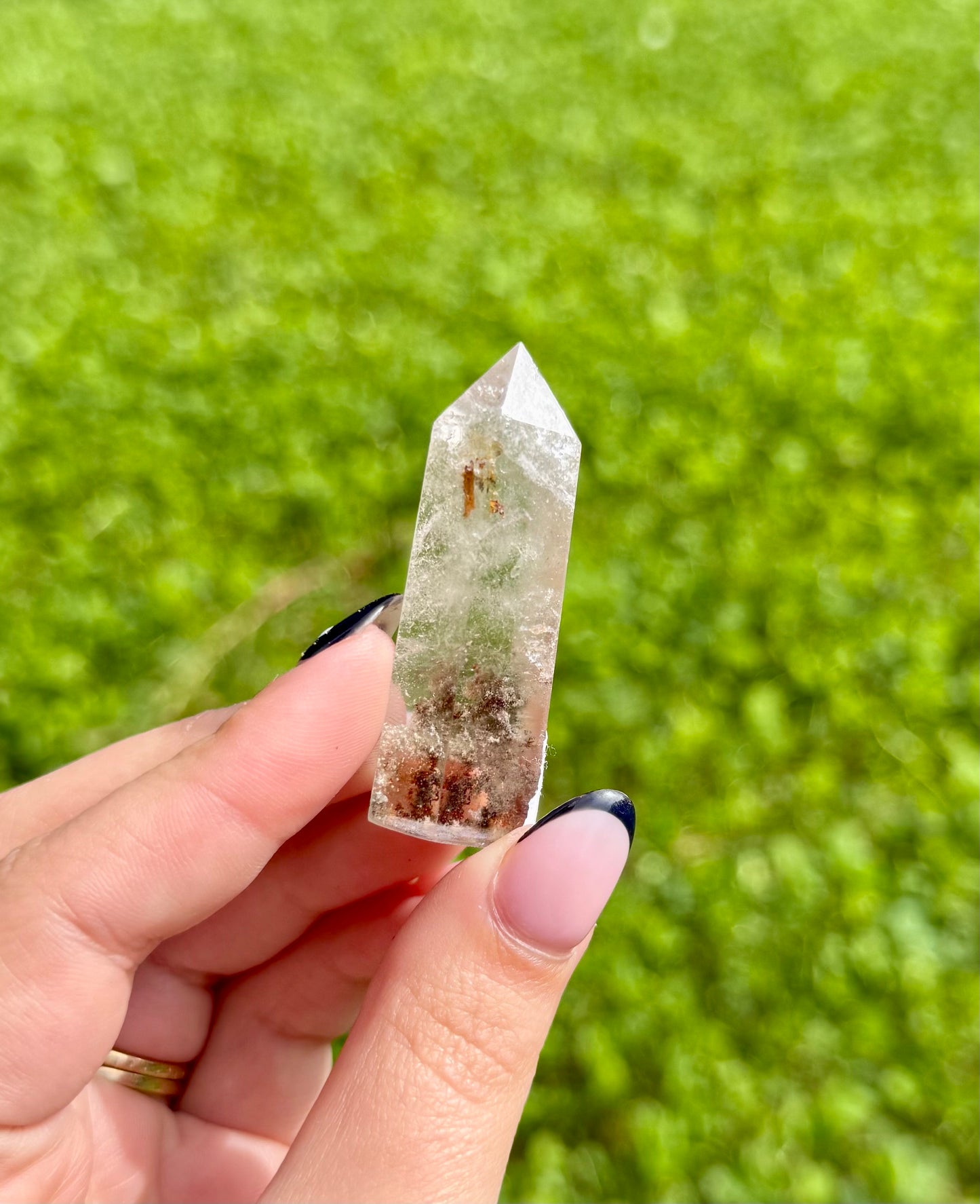 Garden quartz towers