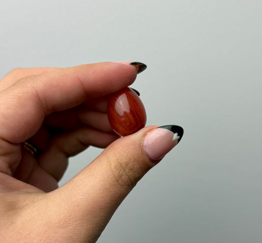 Smelting “Quartz” glass man made mini egg
