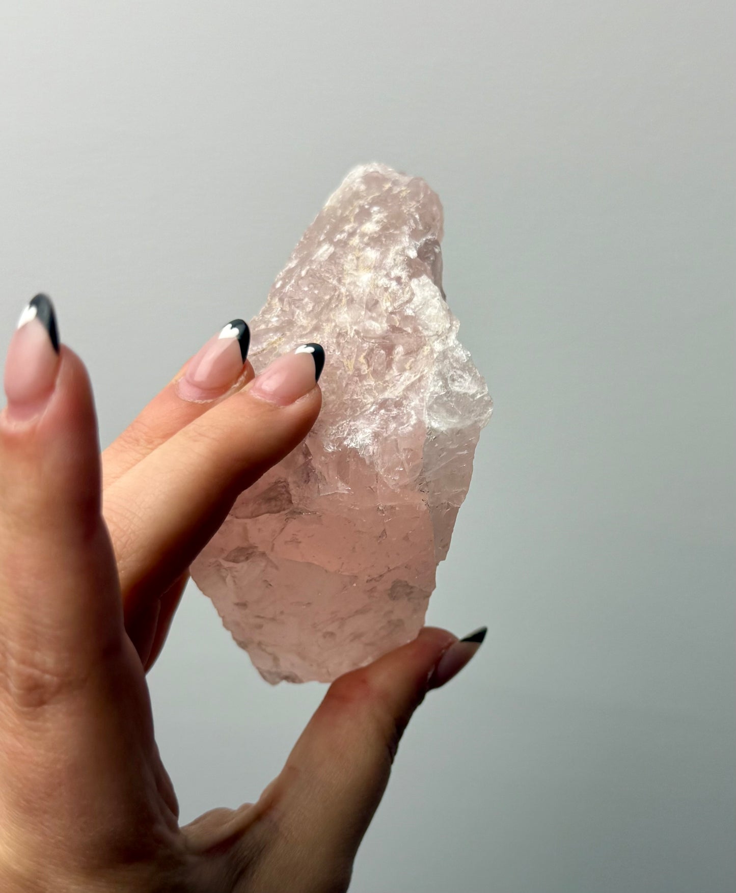 Rose quartz raw chunk