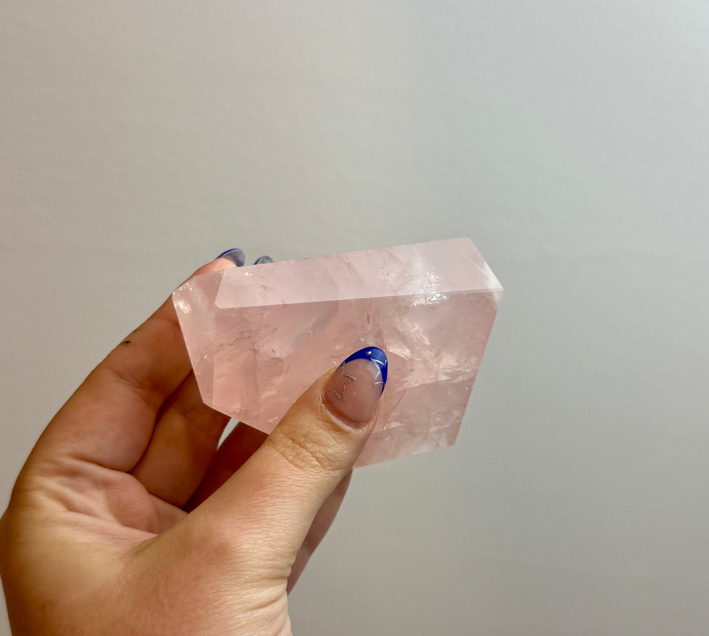 Rose quartz freeform