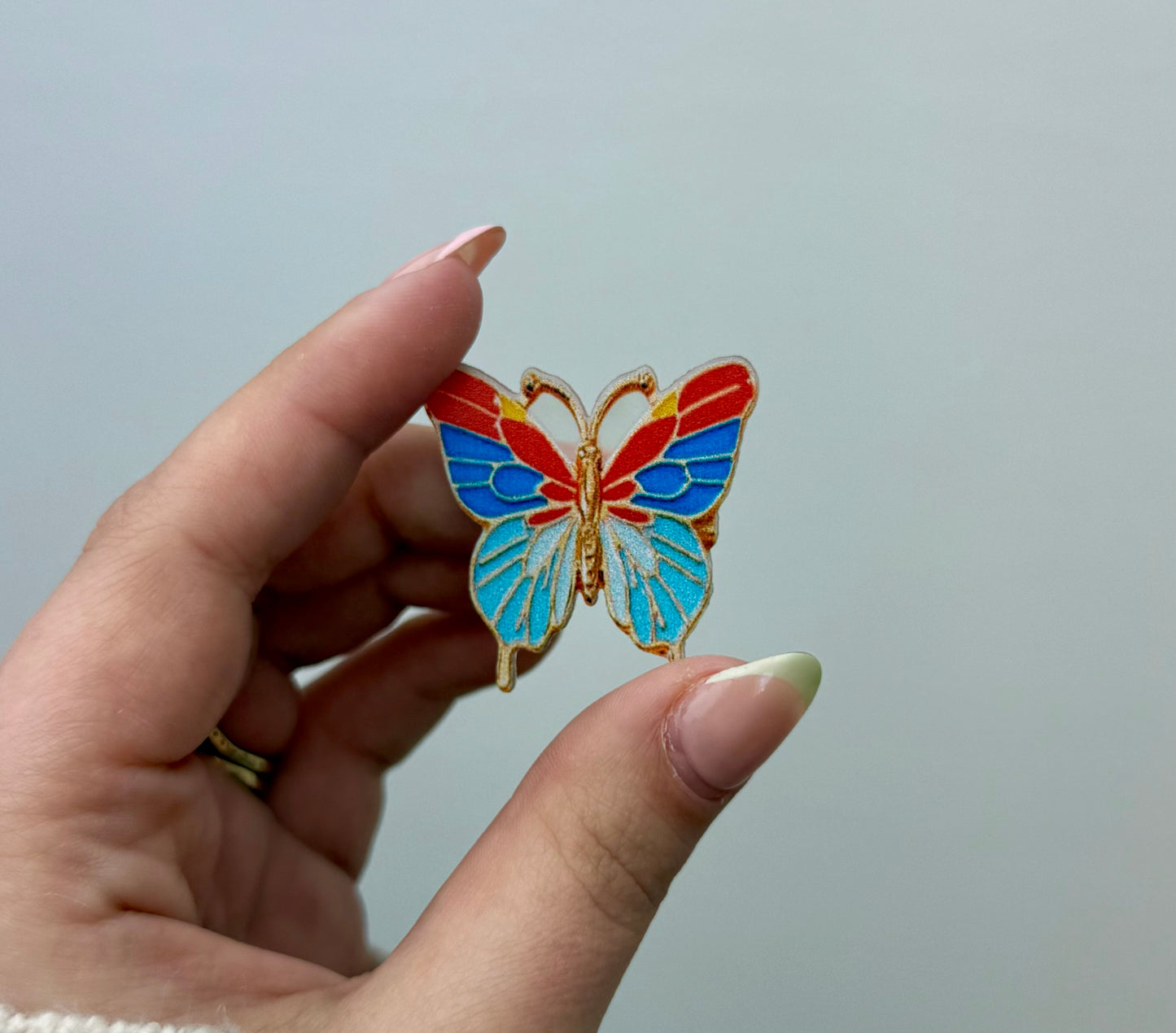 Butterfly pin