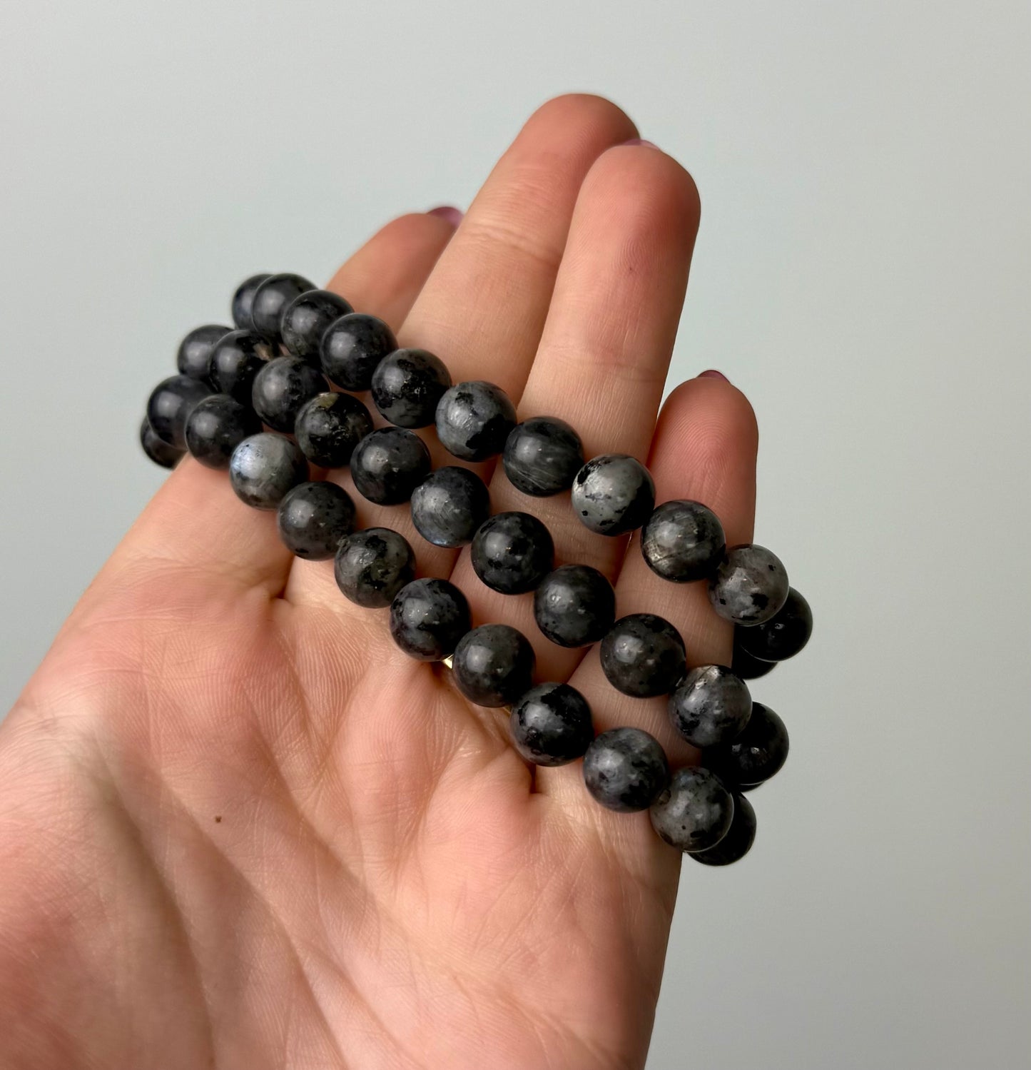 Larvikite bracelets