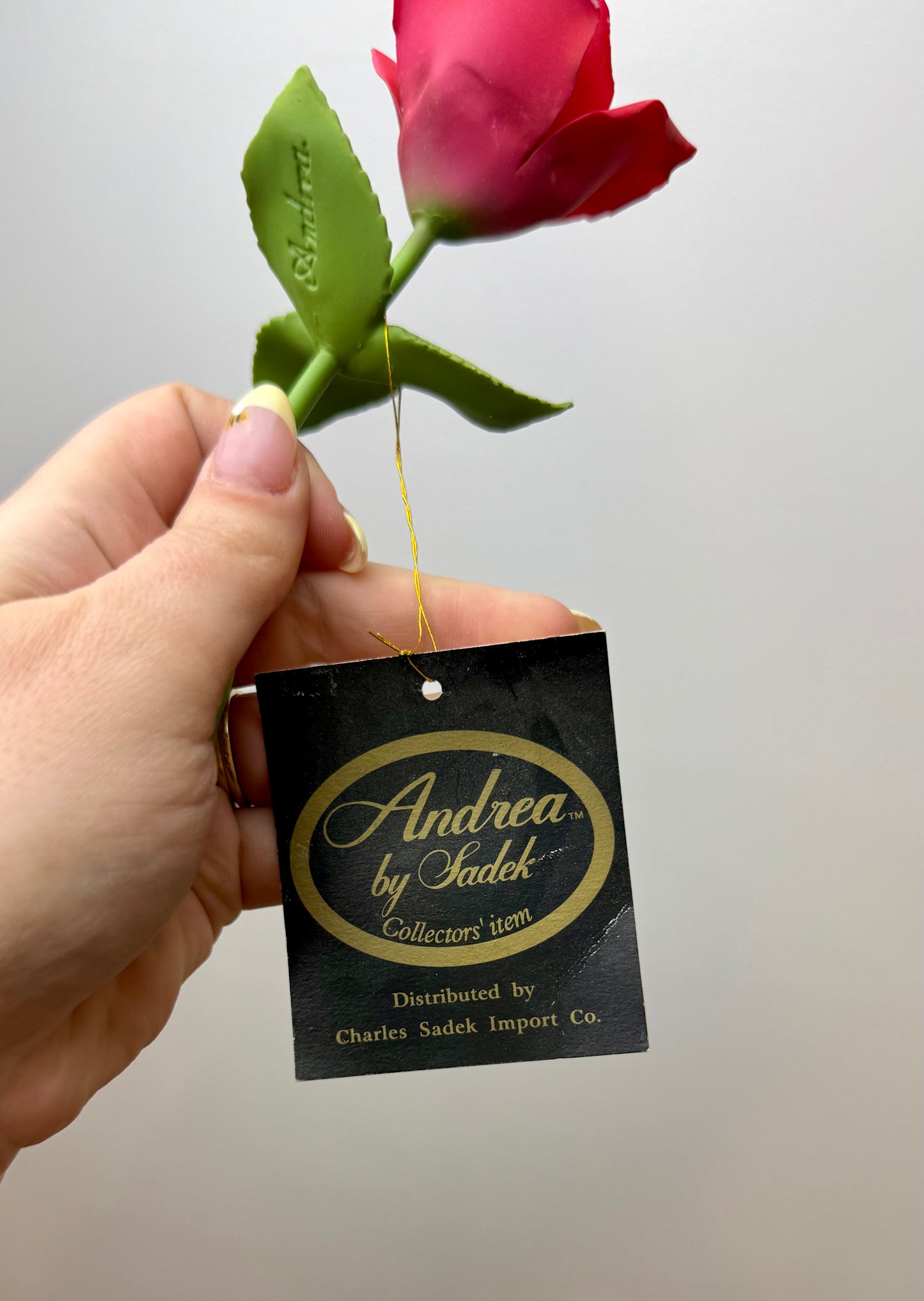 Andrea imperfect rose thrifted find