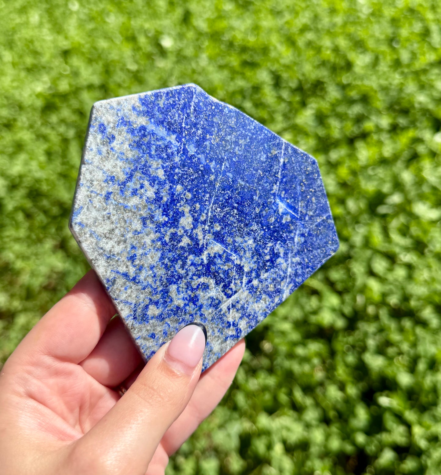 Lapis lazuli slab