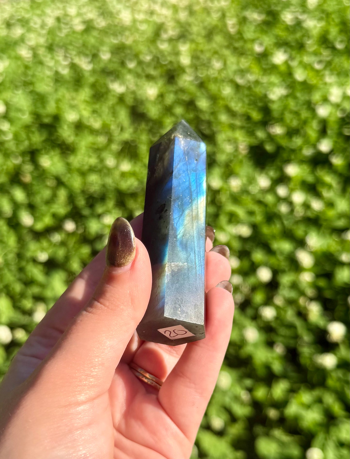 Labradorite tower