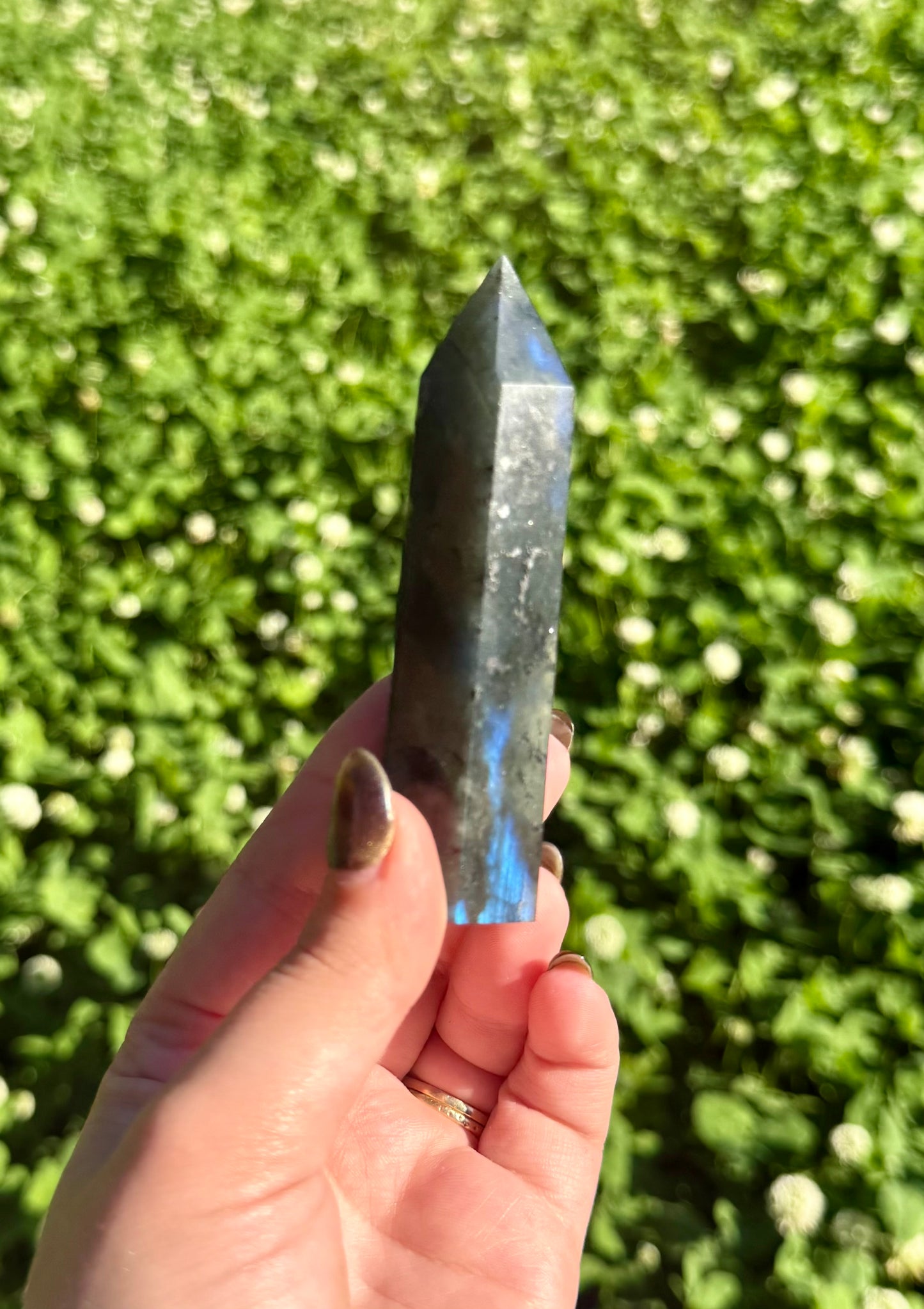 Labradorite tower