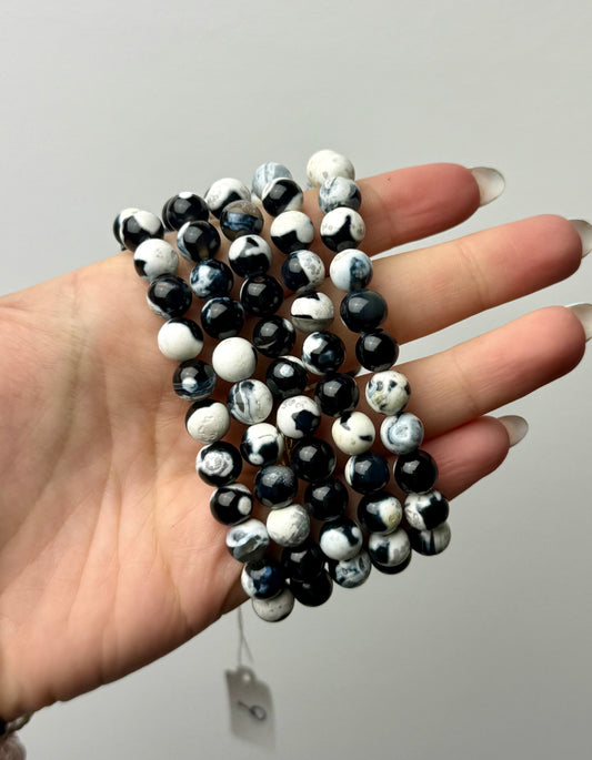 Orca agate bracelets