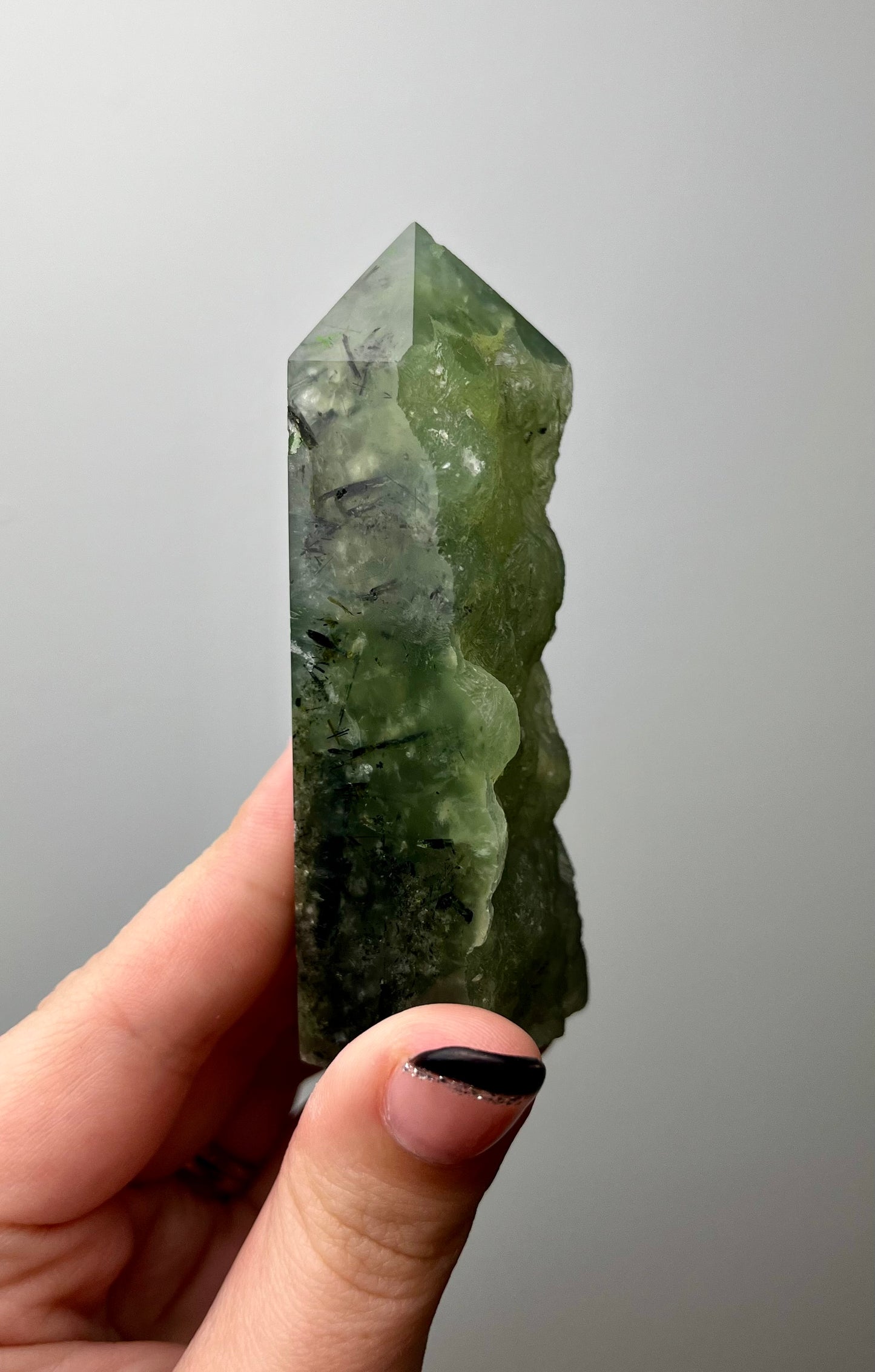 Prehnite half raw towers