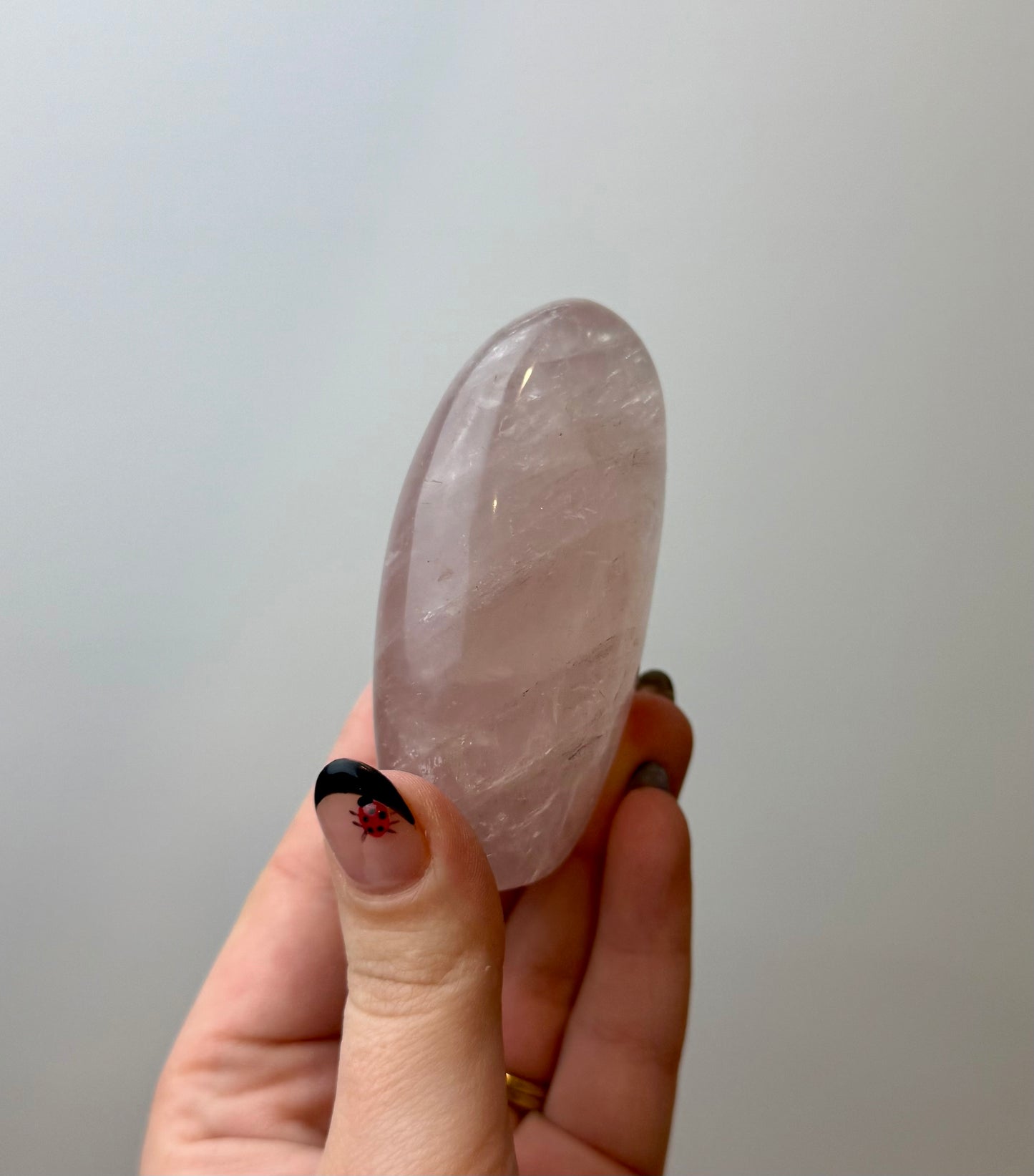 Rose quartz freeform