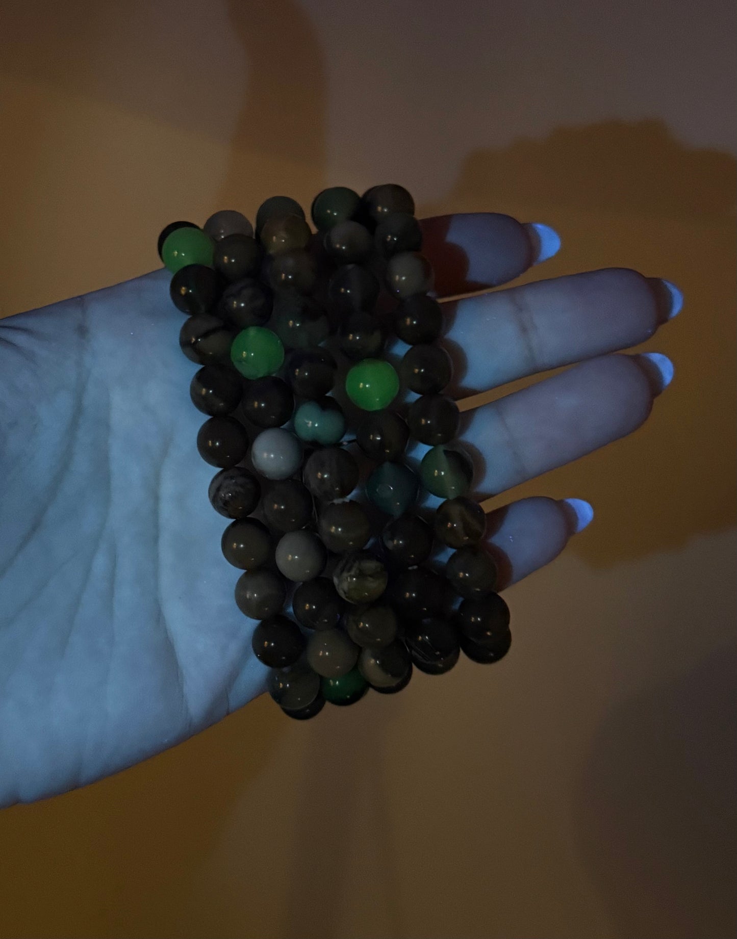 Volcano agate bracelets