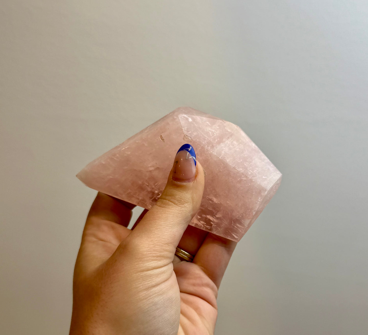 Rose quartz freeform