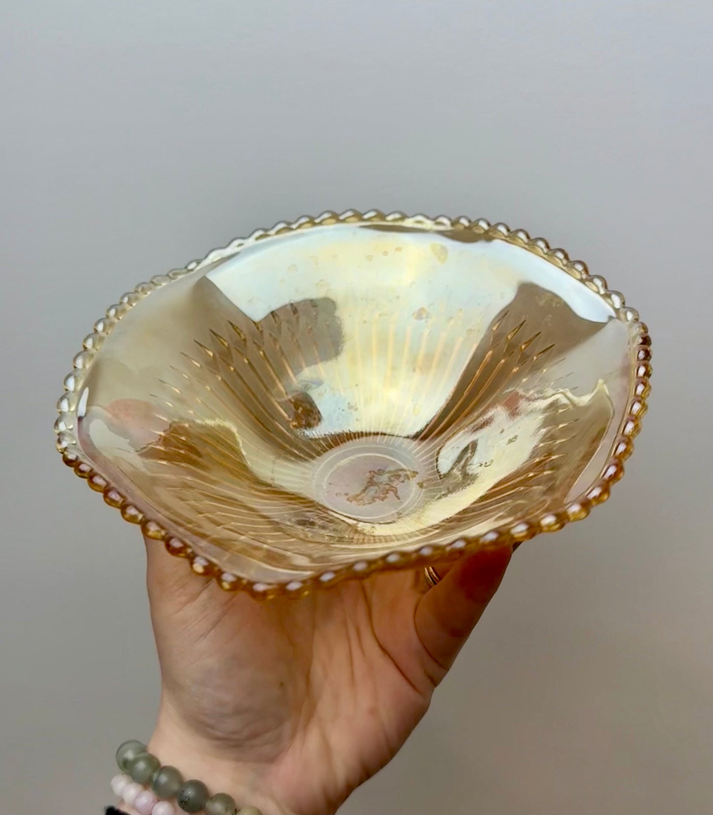 Glass dish thrifted find