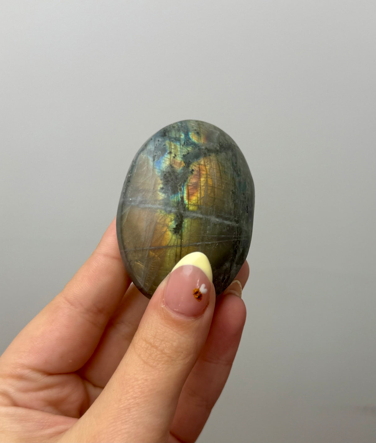 Labradorite palm stone