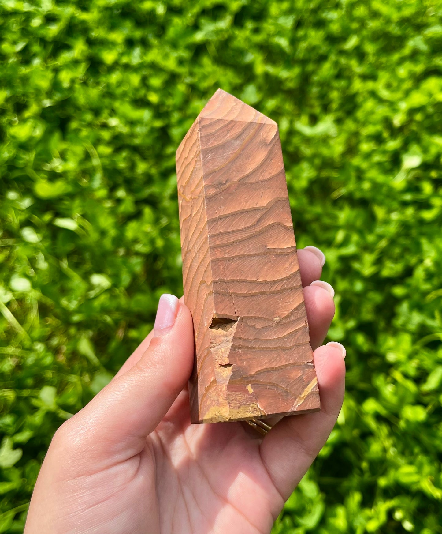 Petrified wood tower