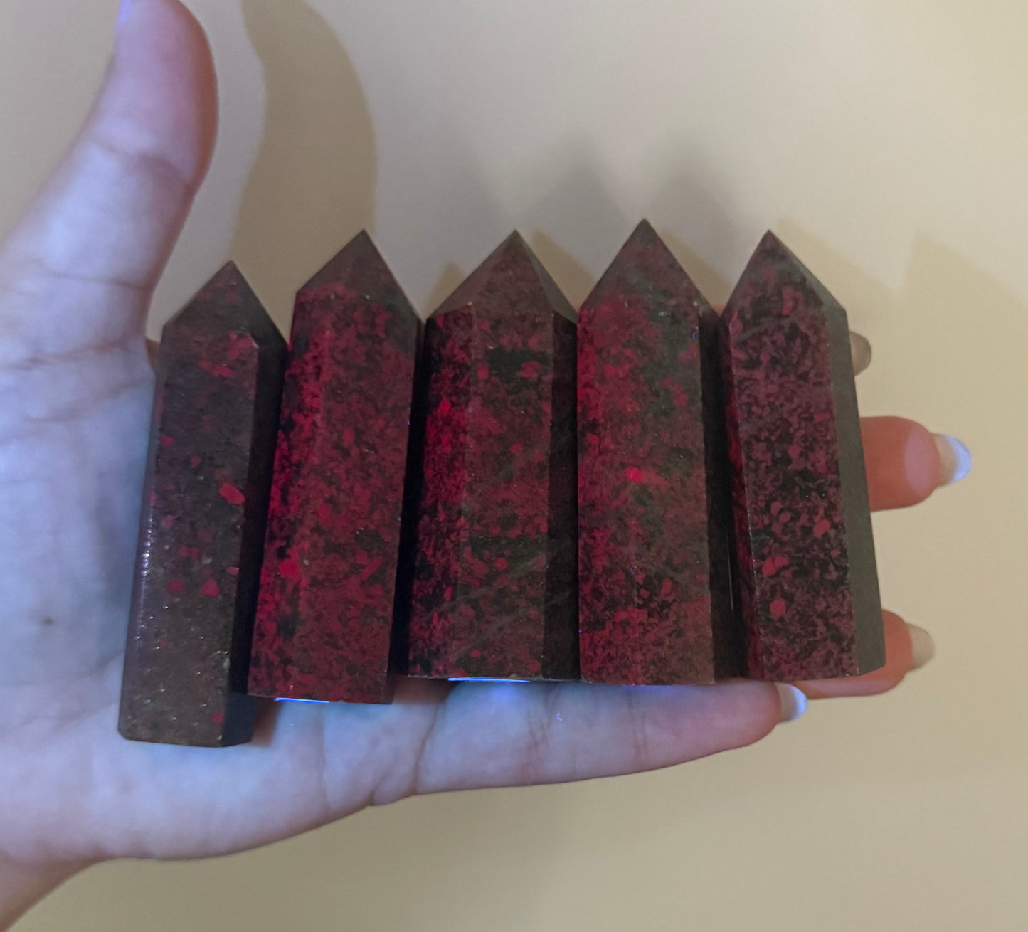 Ruby kyanite towers