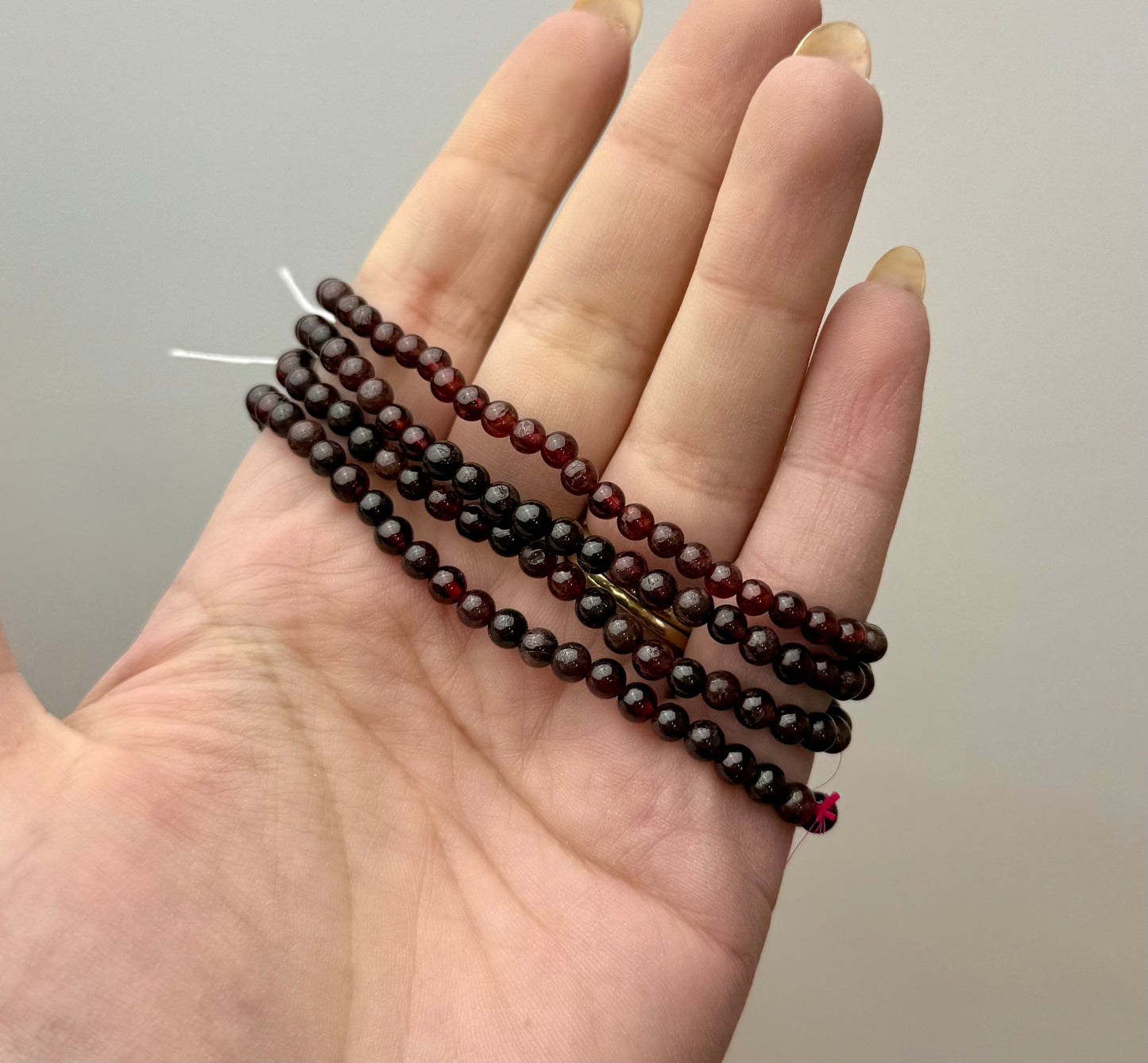 Garnet bracelets