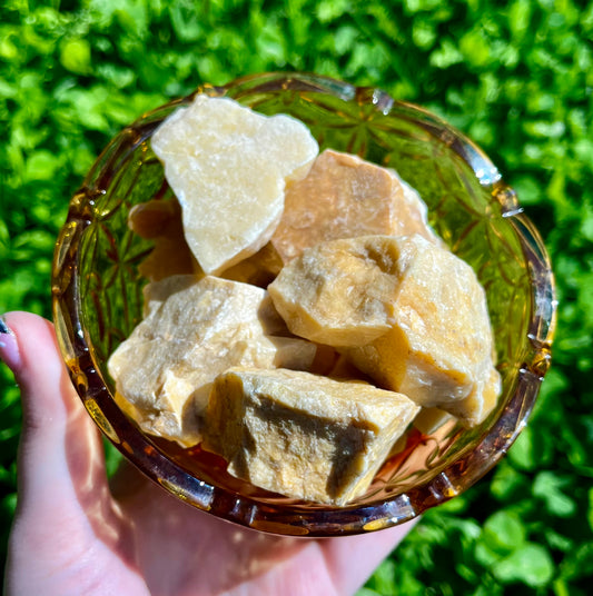 Raw yellow aventurine