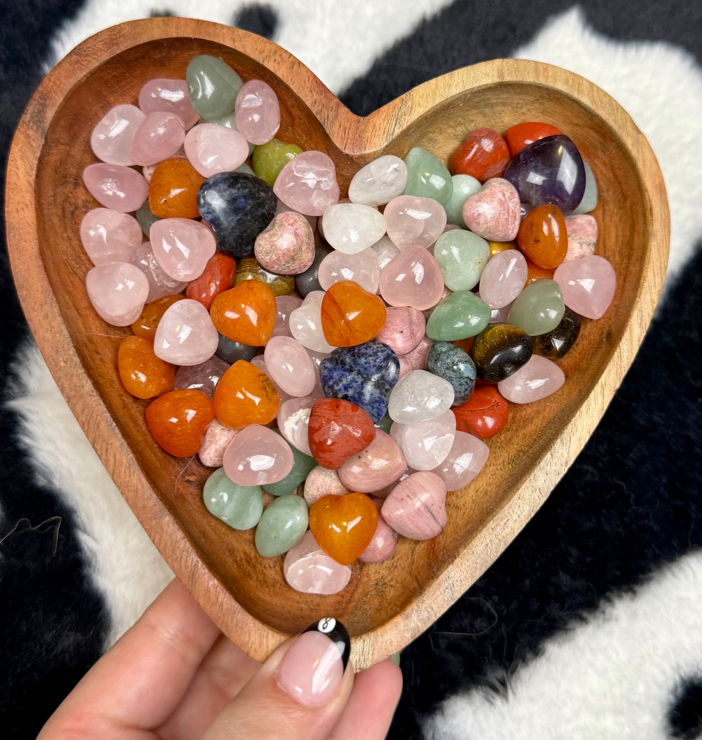 Mystery mini heart carvings