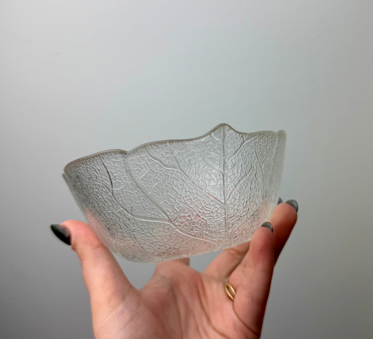 Leaf bowl thrifted find