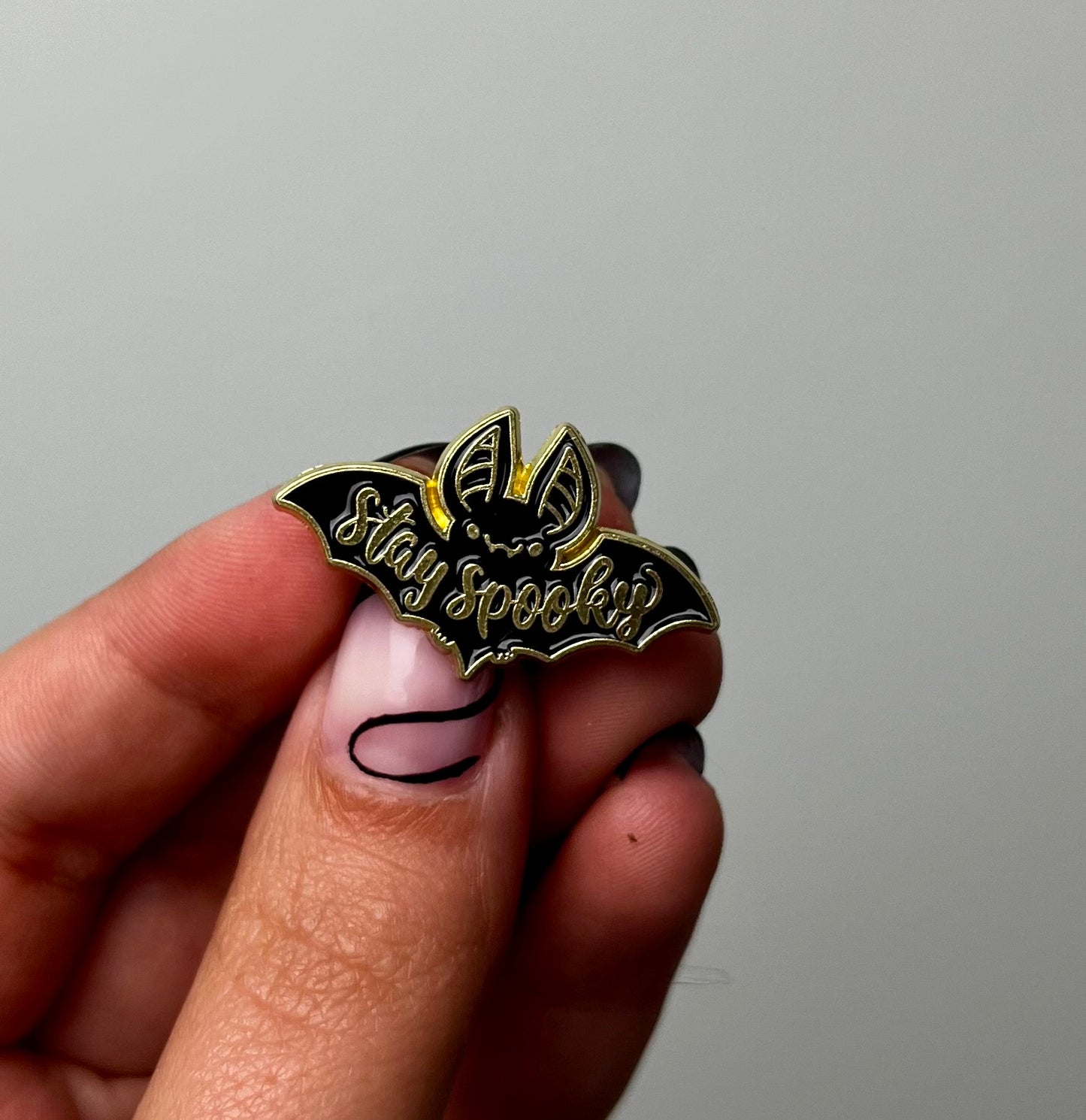 Bat enamel pin