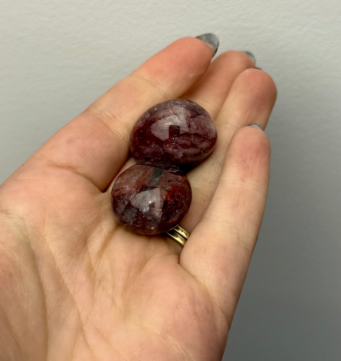 Fire Quartz tumbles
