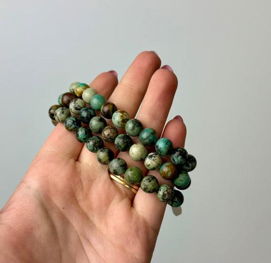 Chrysocolla bracelets