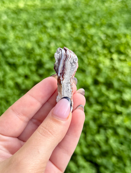 Mexican lace agate slab