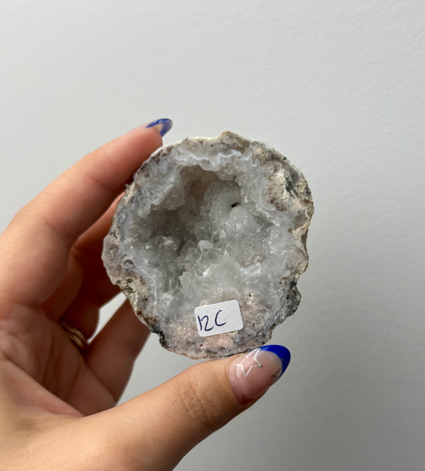 Quartz geode half C