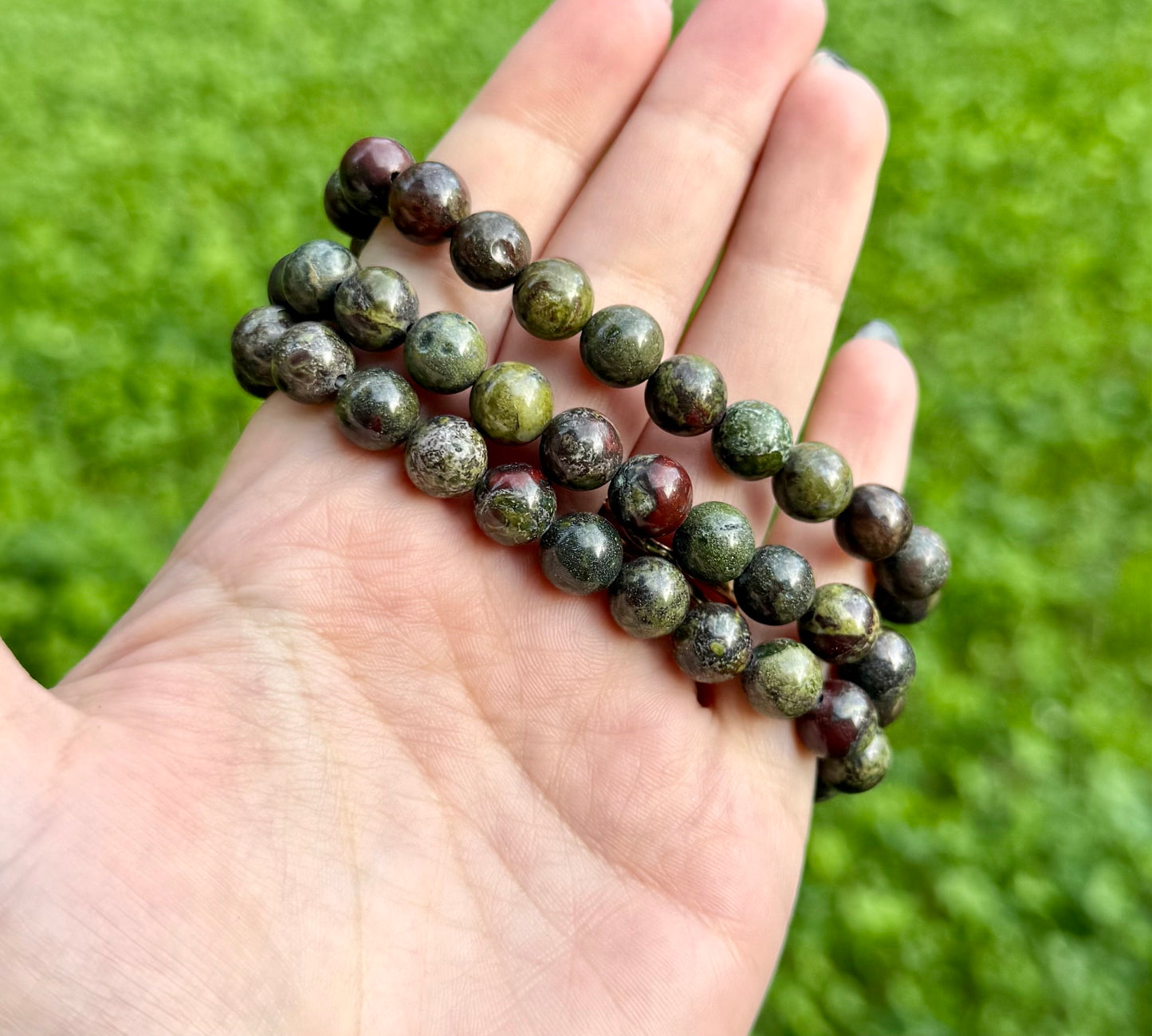 Dragon blood jasper bracelets