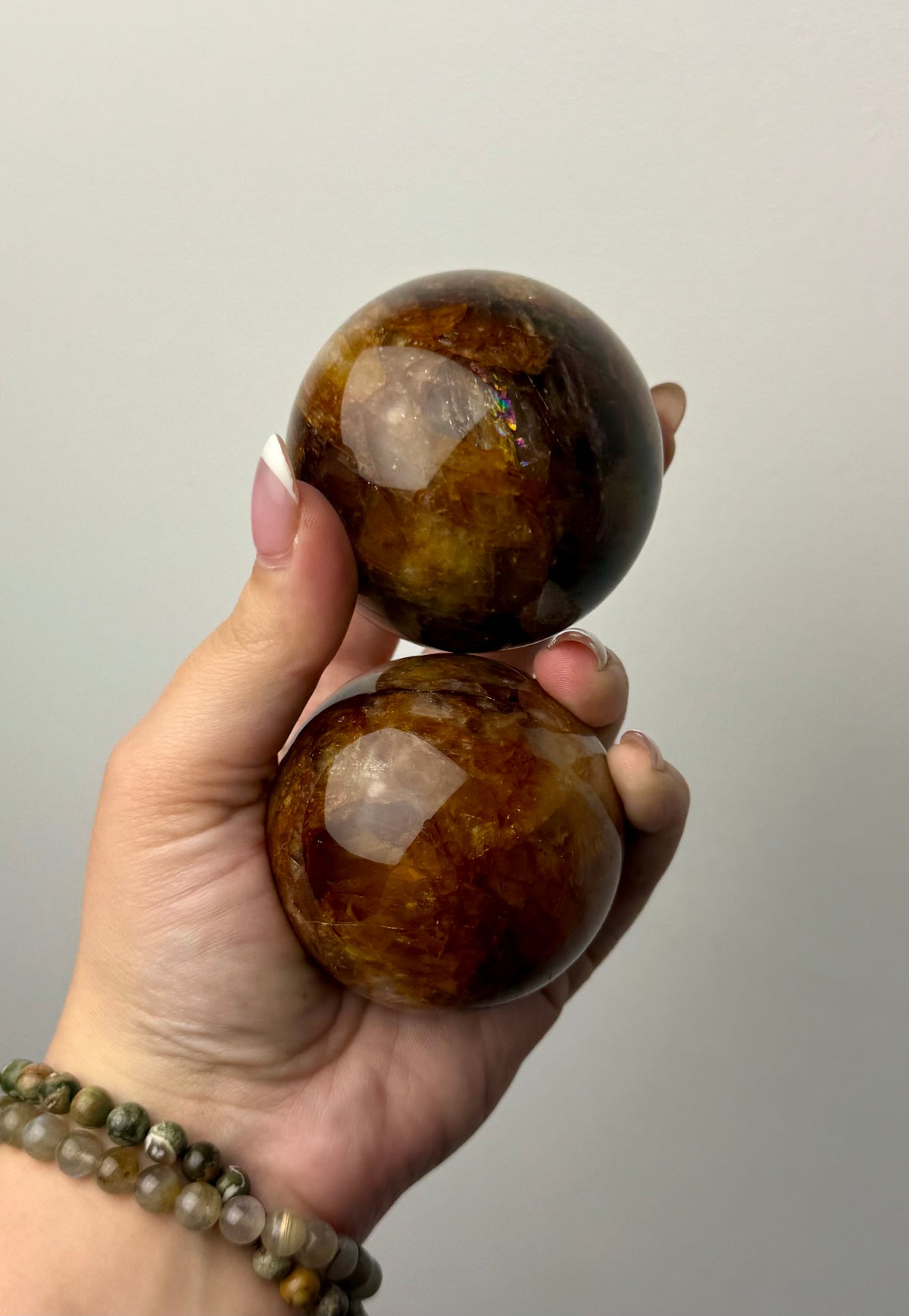 Golden healer spheres