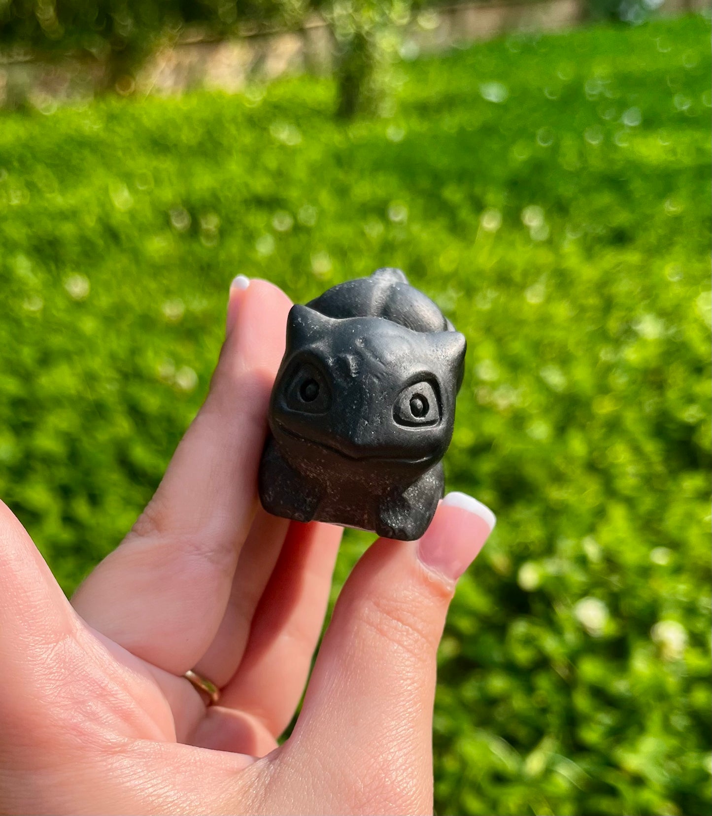 Bulbasaur carving