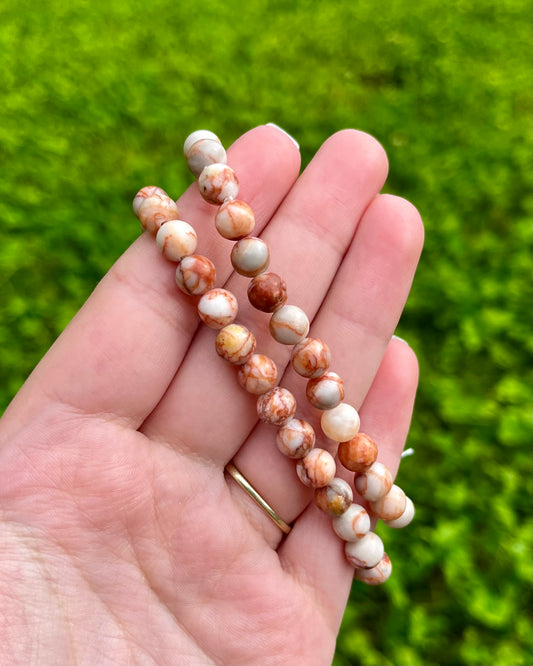 Red vein jasper bracelets