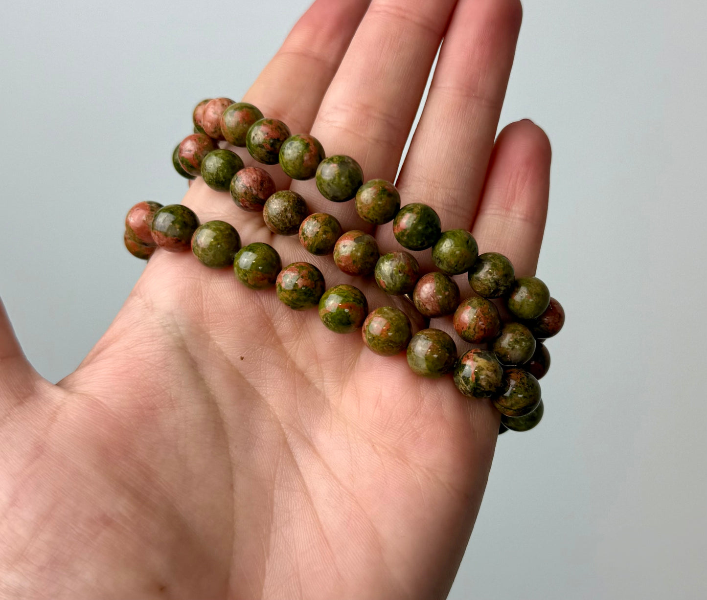 Unakite bracelets