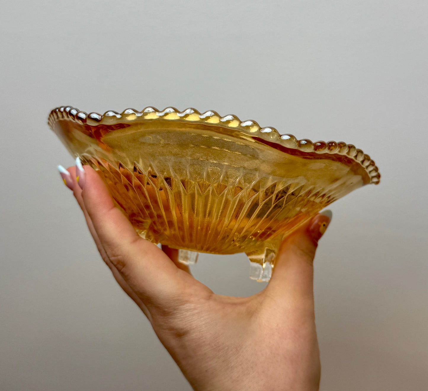 Glass dish thrifted find
