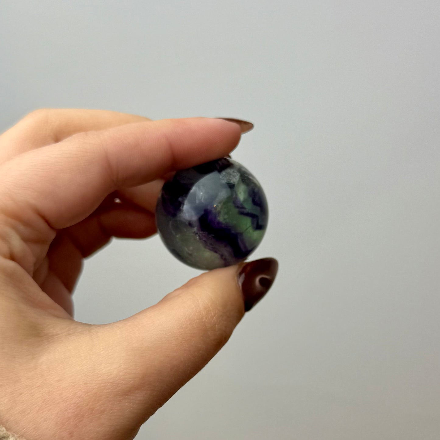 Fluorite sphere