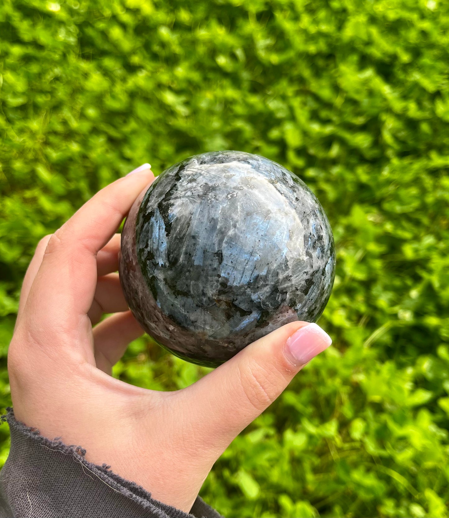 Larvikite sphere